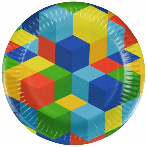 Paper Plates - Blocks 8 pcs